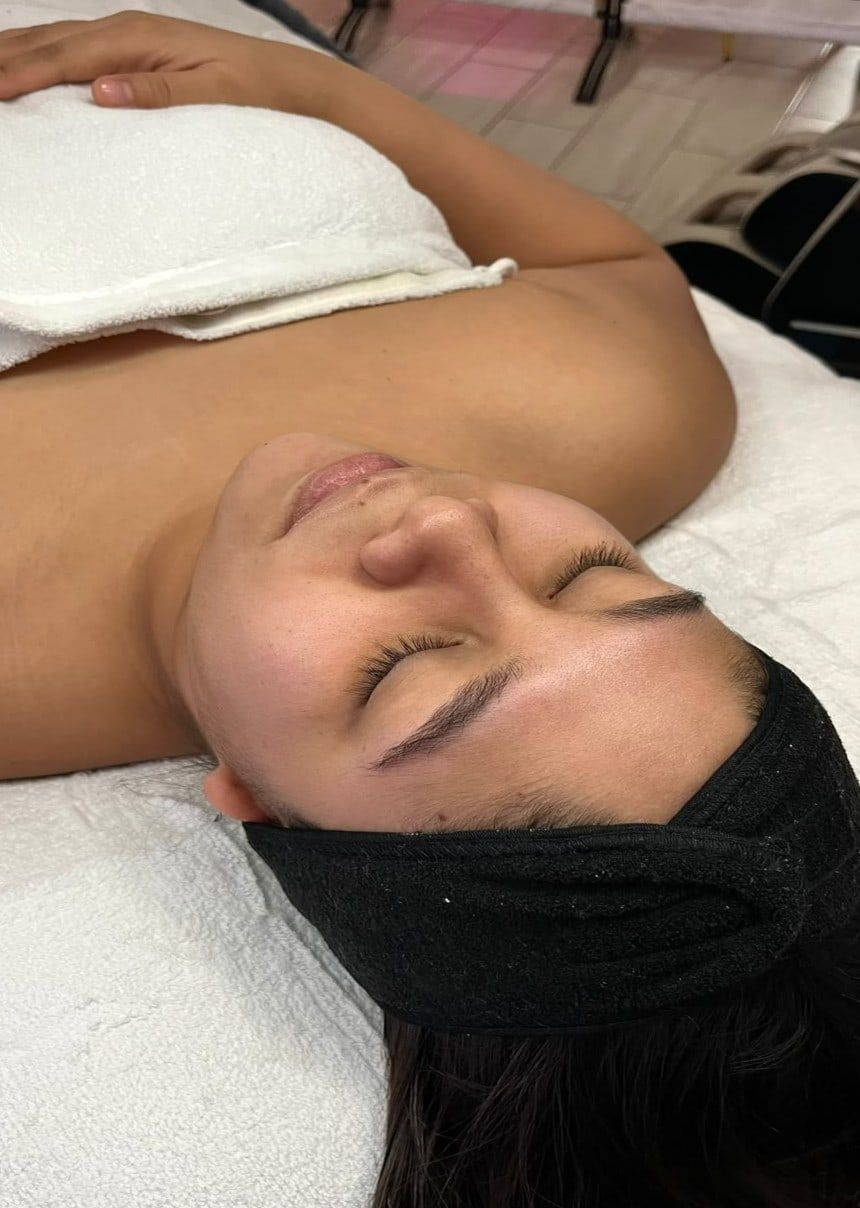 Antes: Hidratación facial